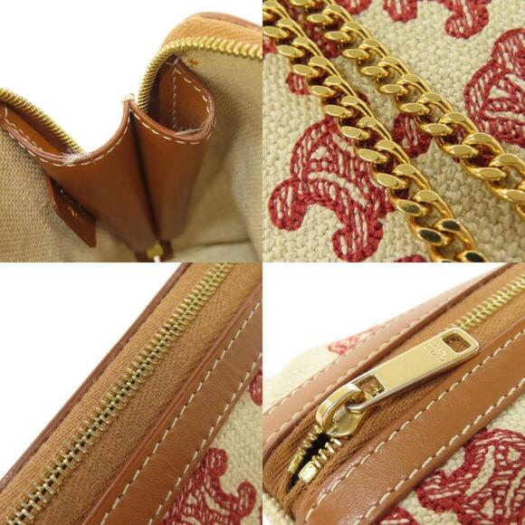 CELINE Brown Leather Shoulder Bag - Picture 8 of 11